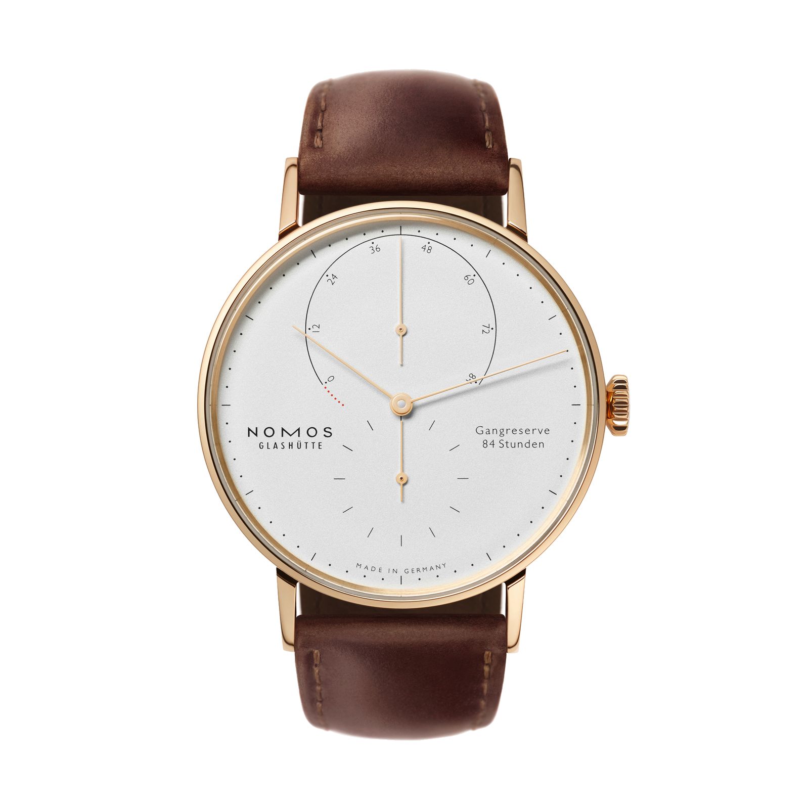 NOMOS Lambda 39 rose gold watch