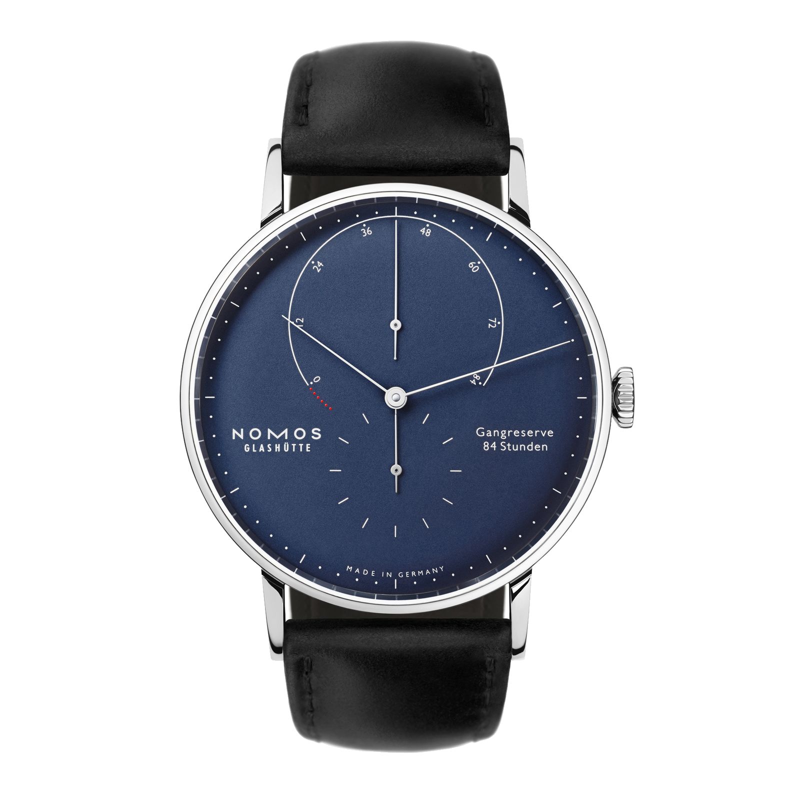 NOMOS Lambda deep blue watch