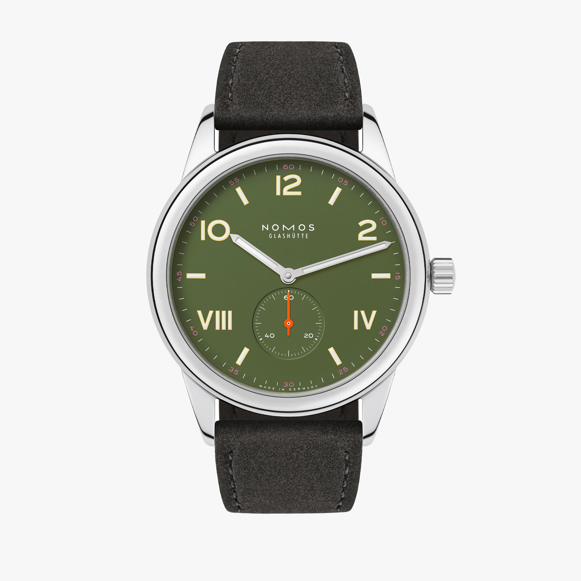 Club Campus 38 all olive – NOMOS Glashütte