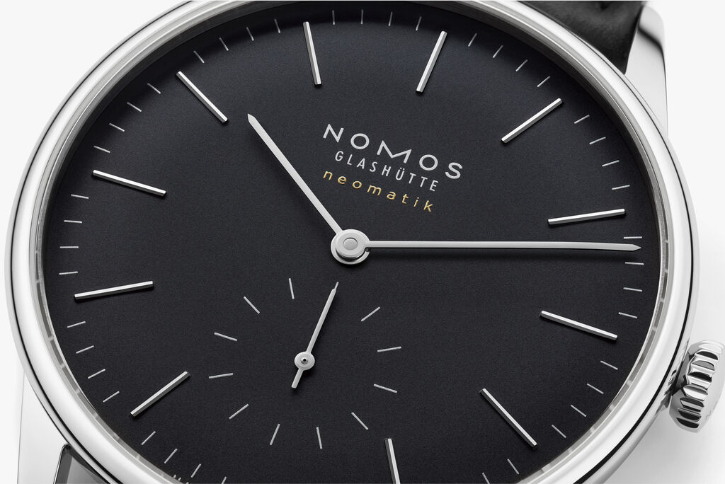 Orion neomatik 39 new black — NOMOS Glashütte