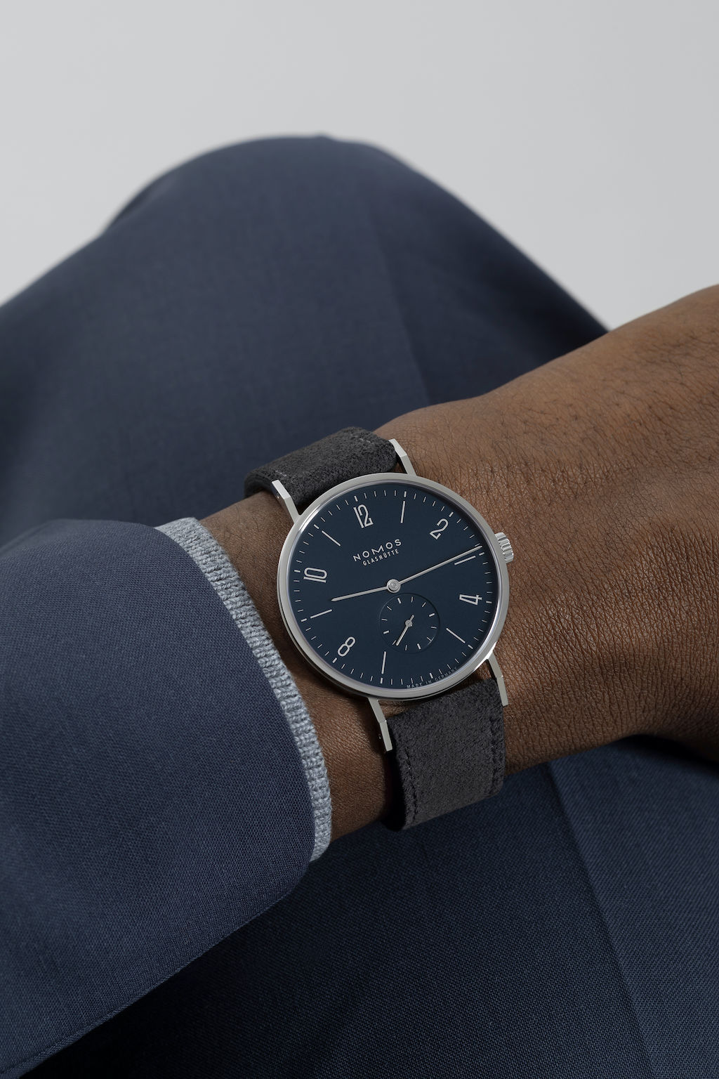 Tangente 38 midnight blue NOMOS Glash tte