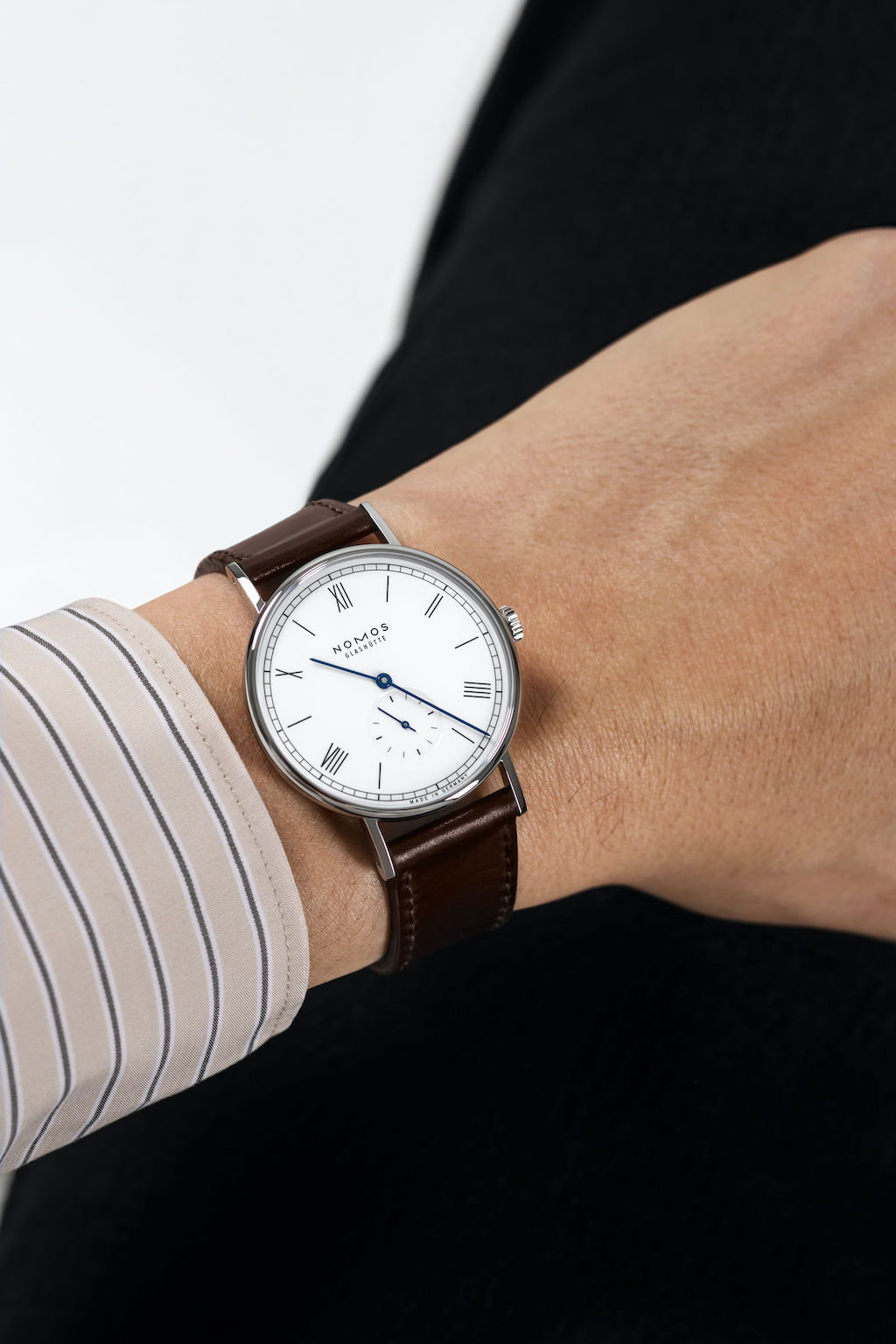 ノモス NOMOS グラスヒュッテ ルートヴィヒ・38 シルバー/φ37.5mm 