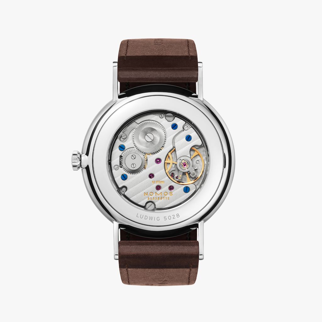 Ludwig 38 emaillewei NOMOS Glash tte