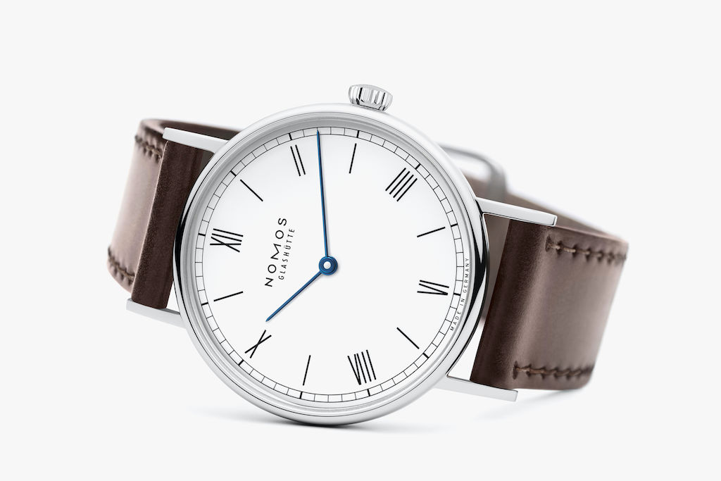 Ludwig 33 duo enamel white NOMOS Glash tte