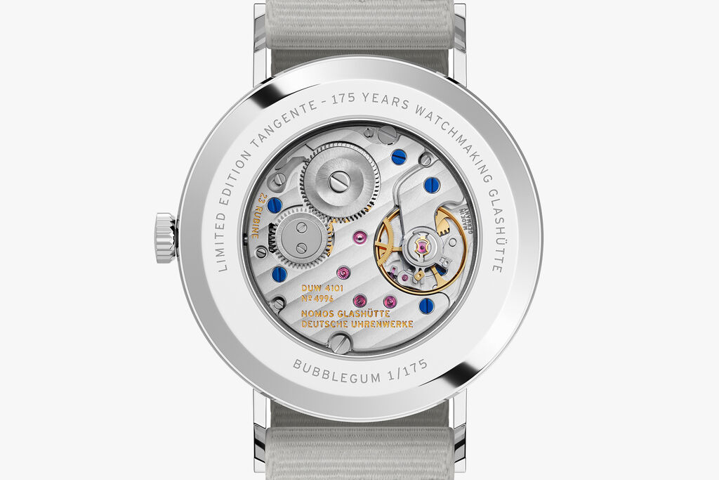 Tangente 38 Datum Bubblegum — NOMOS Glashütte