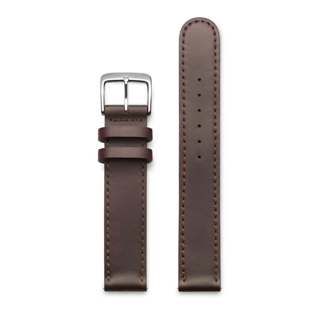 Horween Genuine Shell Cordovan en marrón, 16 mm