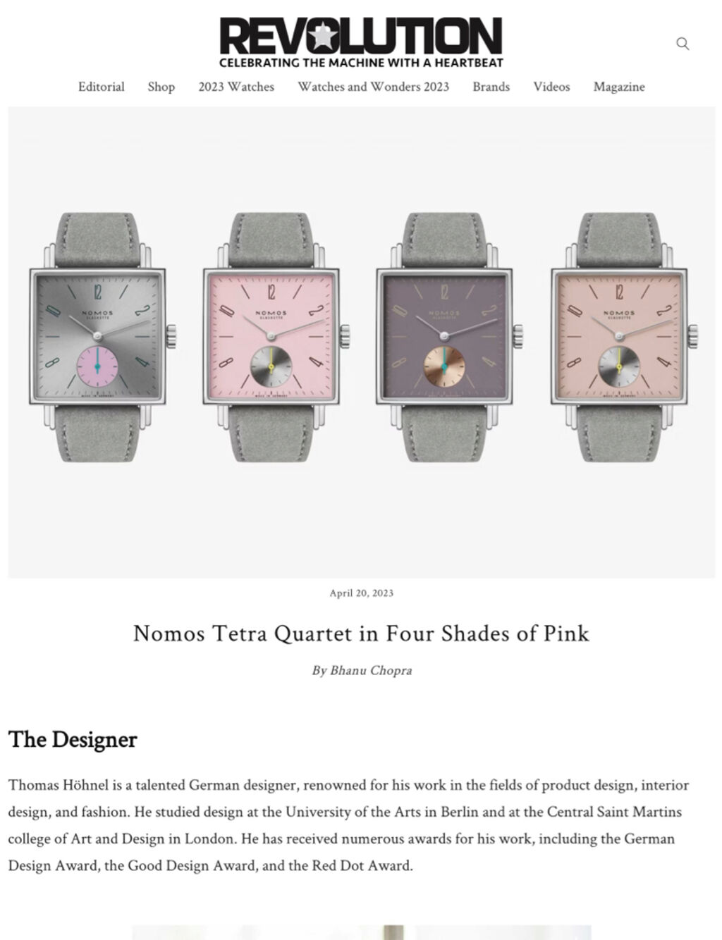 Official NOMOS Glashütte Website Luxury Watches Made in Germany