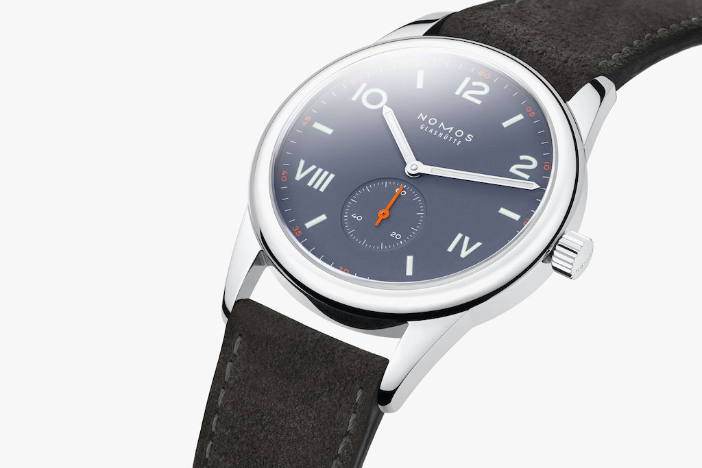 Club Campus 38 blue purple — NOMOS Glashütte