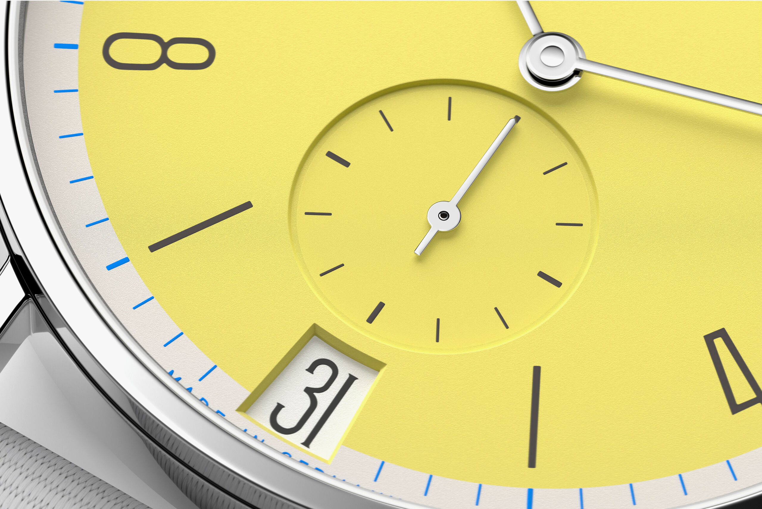 Tangente 38 date Kanari — NOMOS Glashütte