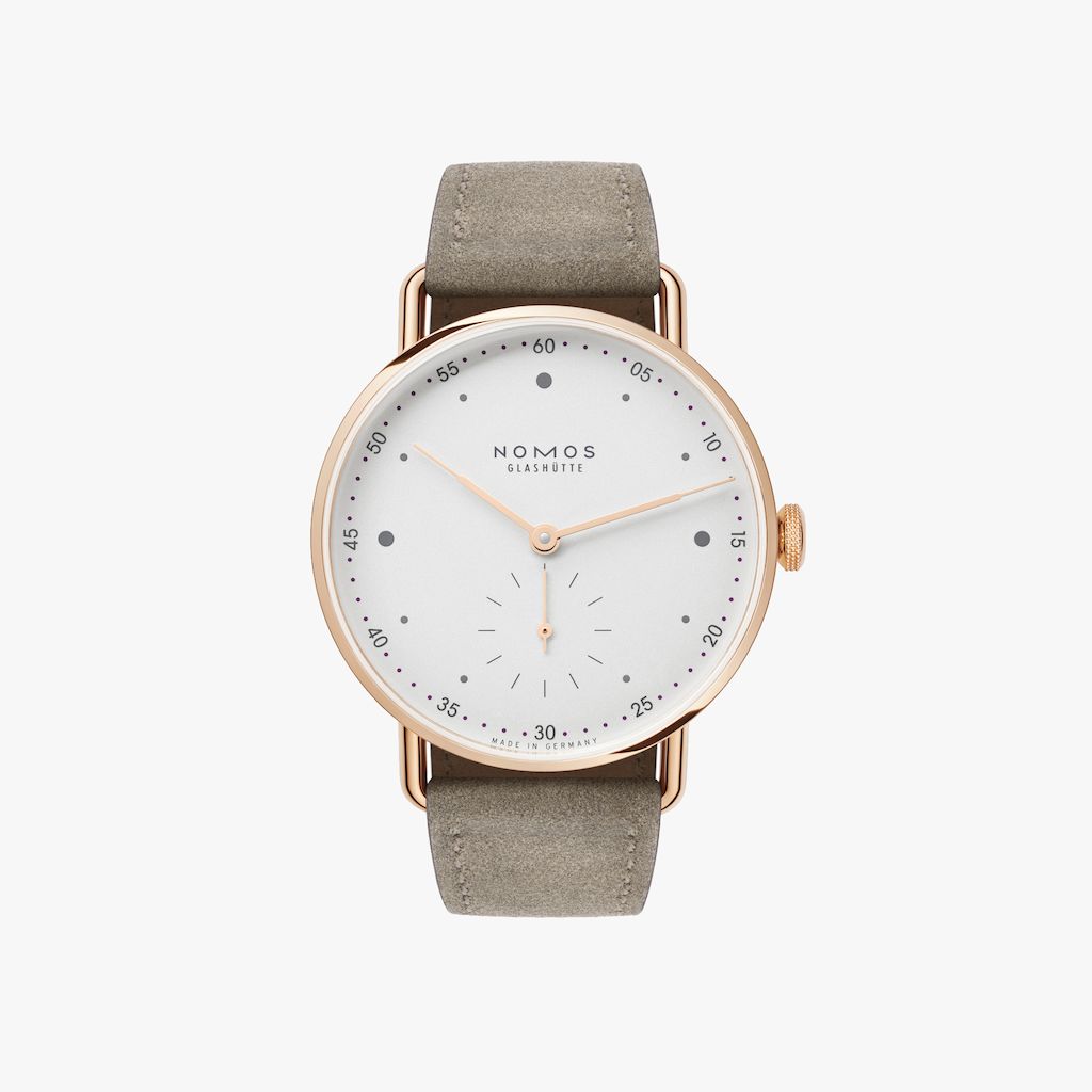 Metro Ros gold 33 NOMOS Glash tte