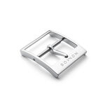 Winged clasp, square, stainless steel