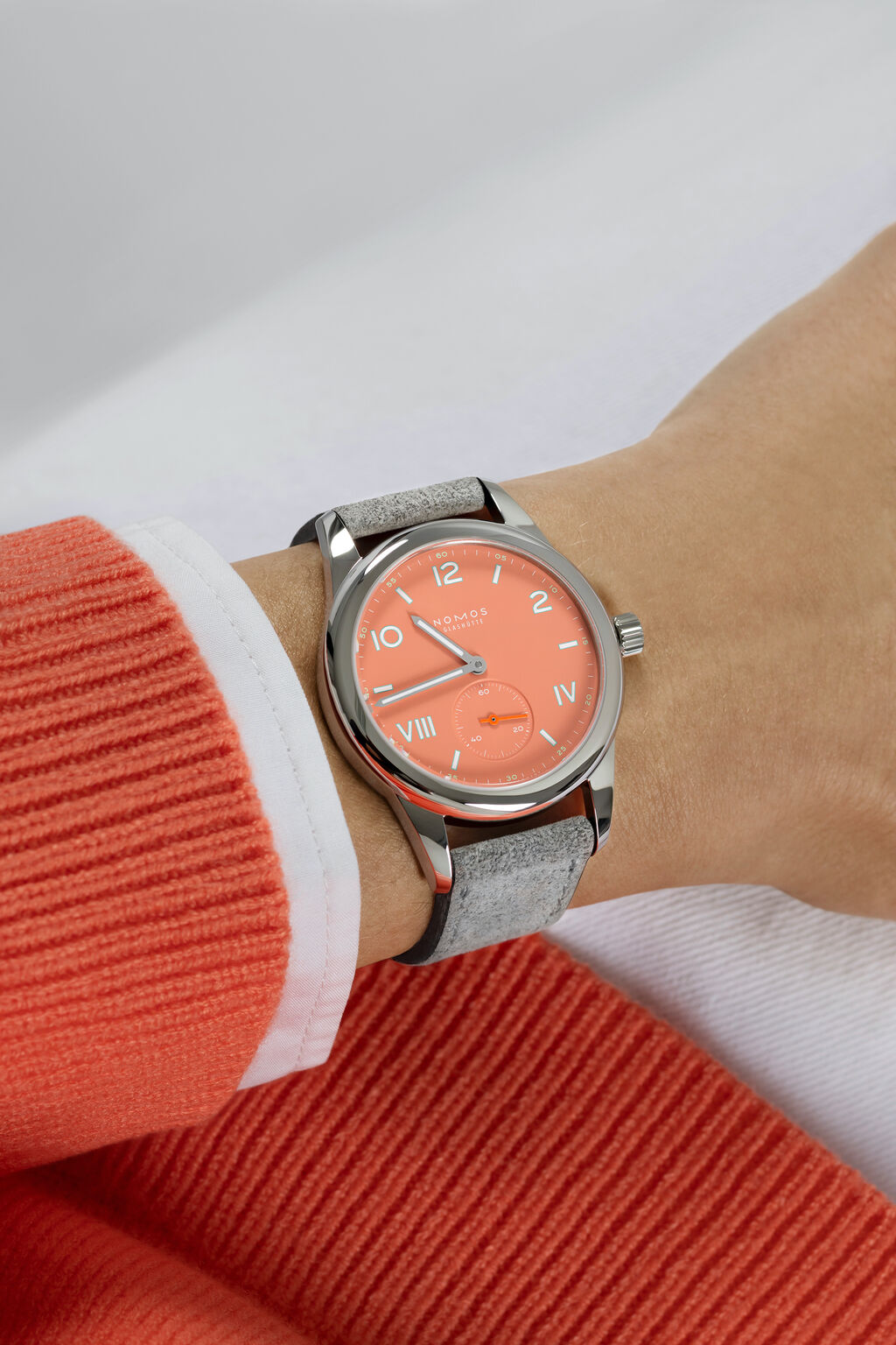 Club Campus 38 Cream Coral — NOMOS Glashütte