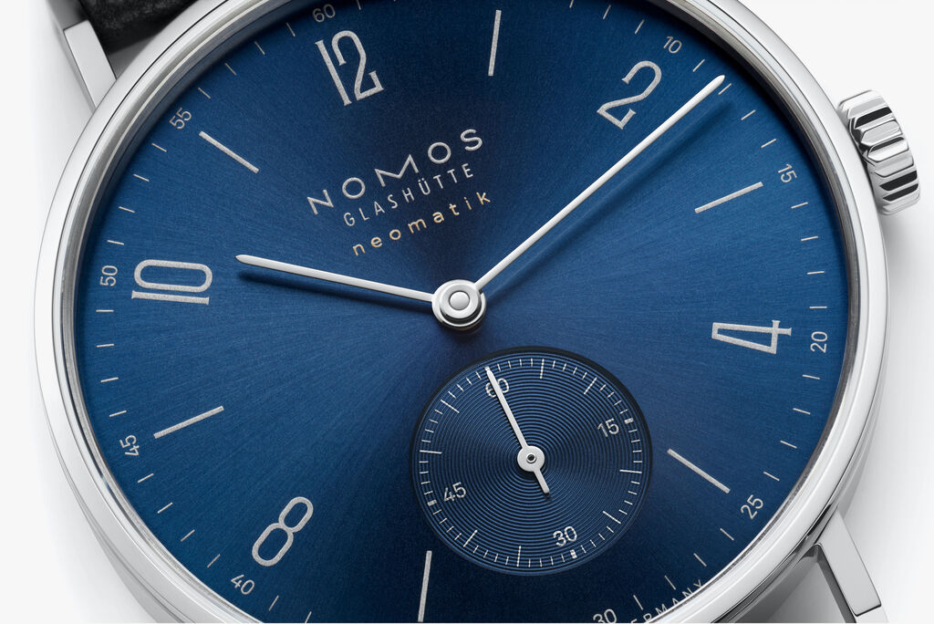 Tangente neomatik blue gold NOMOS Glash tte