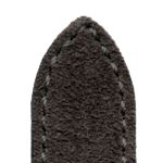 炭黑色絨面皮革，18mm