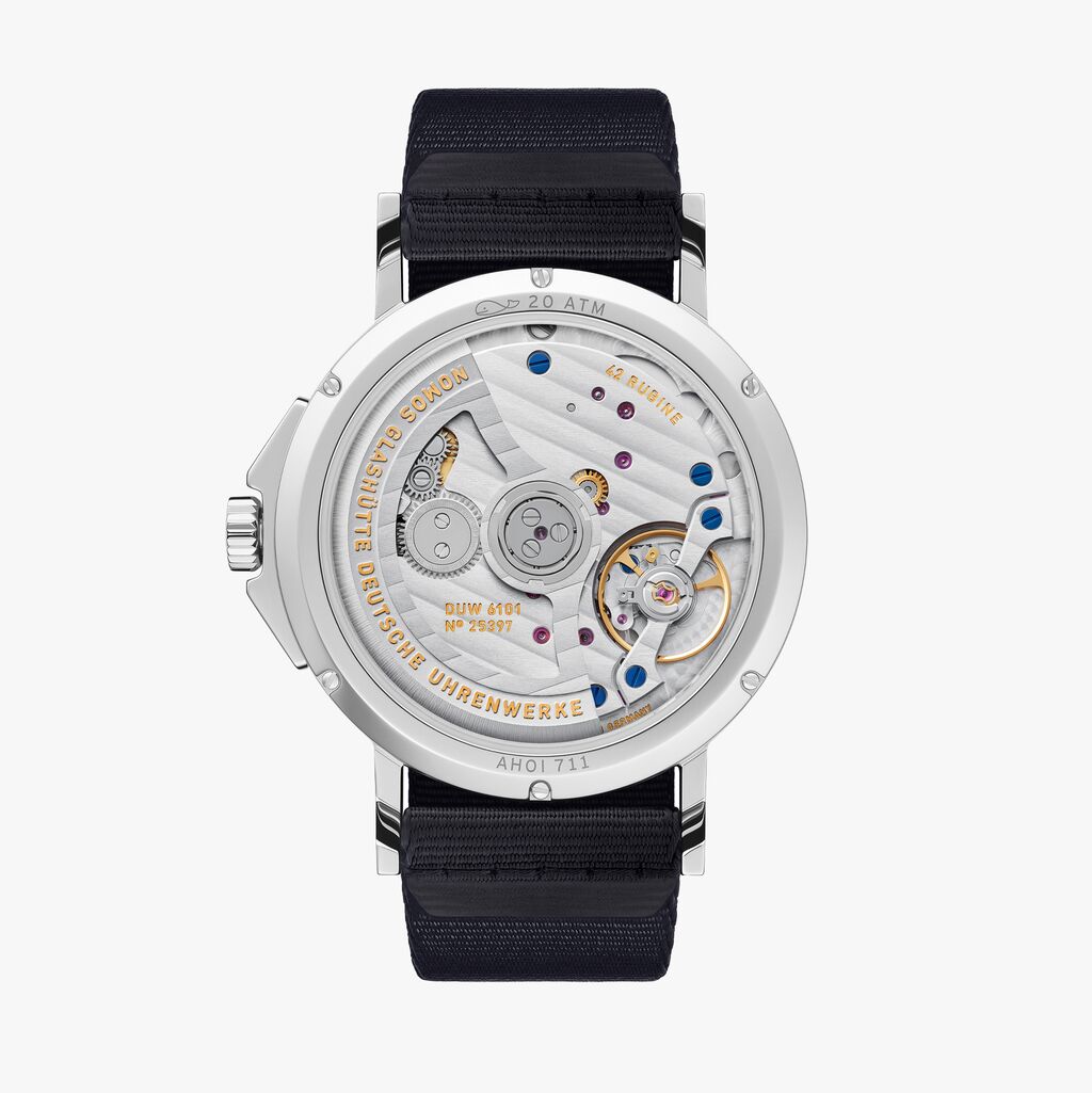 Nomos Glashuette Ahoi Neomatik 38mm Date Men s Watch Atlantic Blue