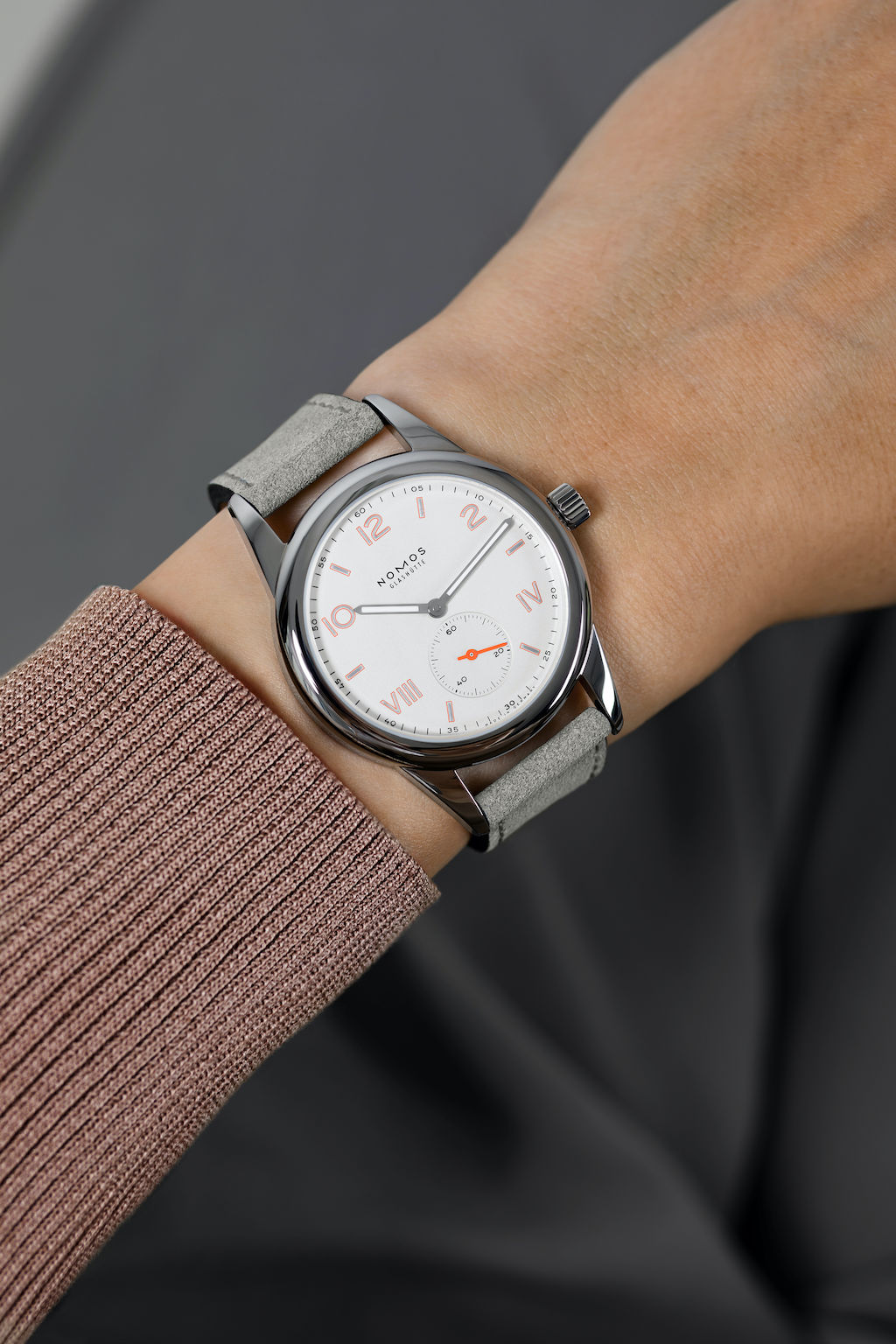 Club Campus 38 Cream Coral — NOMOS Glashütte