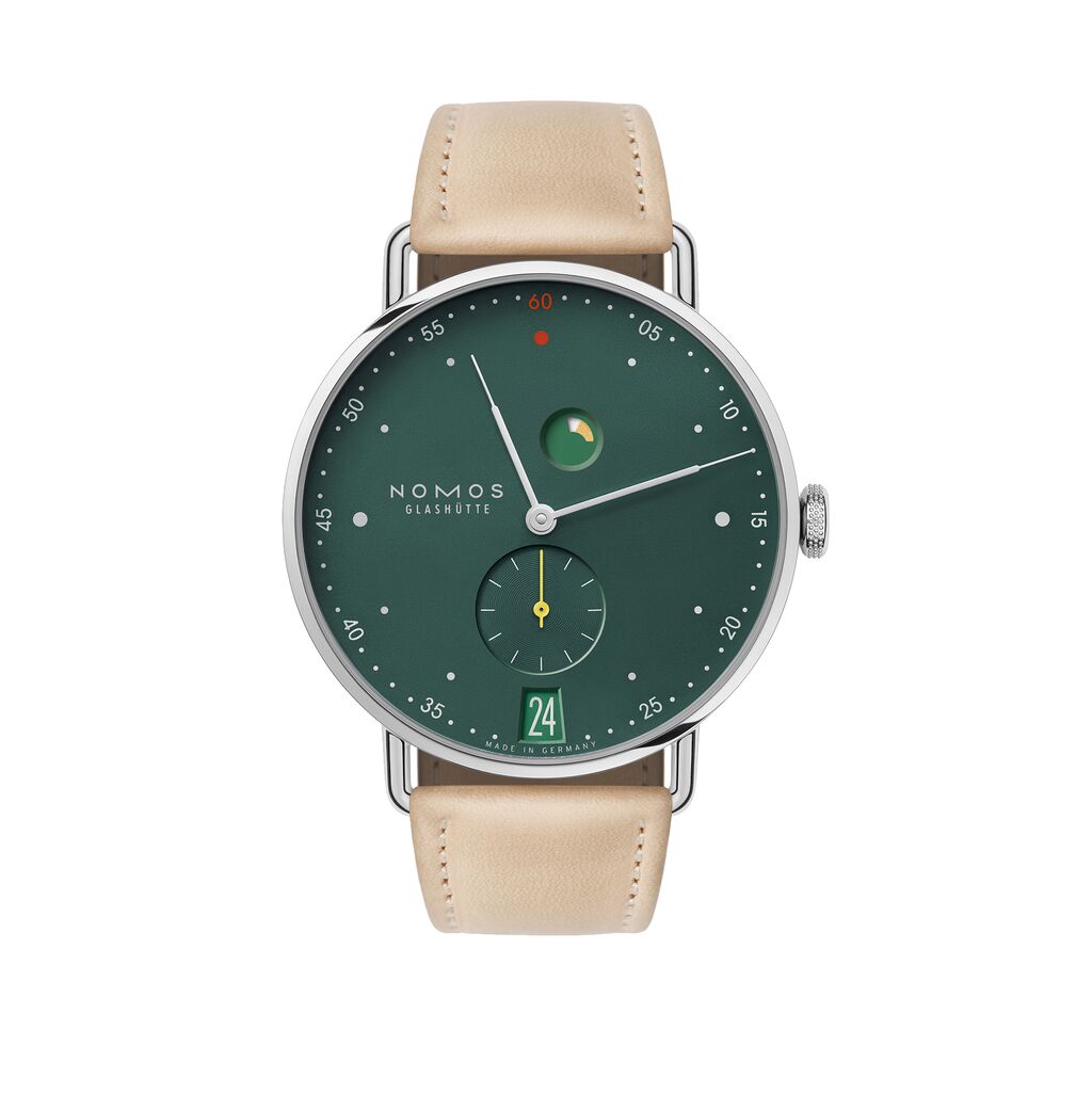 Metro date power reserve – 60th Anniversary Watches of Switzerland