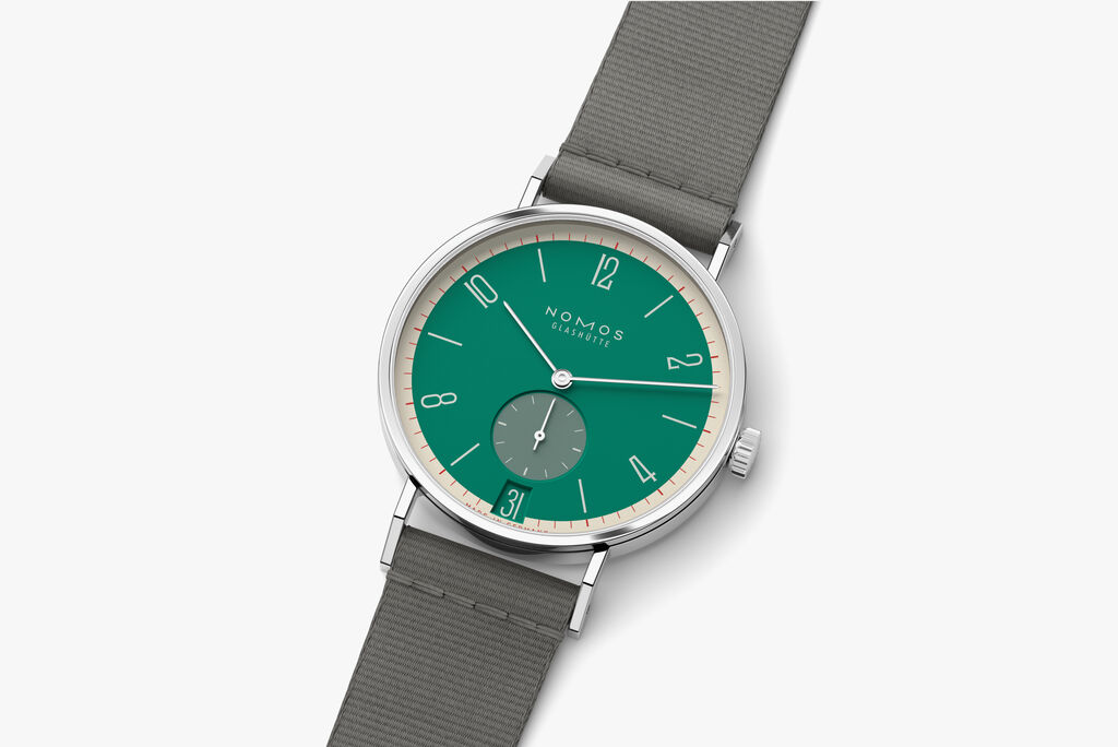 タンジェント 38 デイト Schlossgrün — NOMOS Glashütte