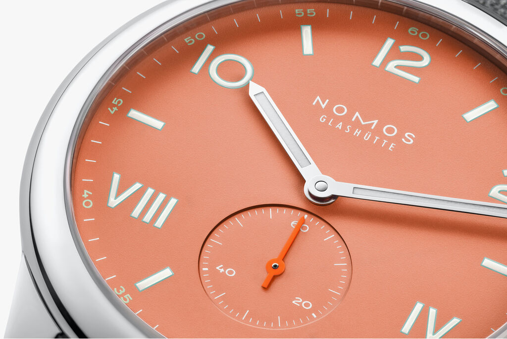 Club Campus 38 Cream Coral — NOMOS Glashütte