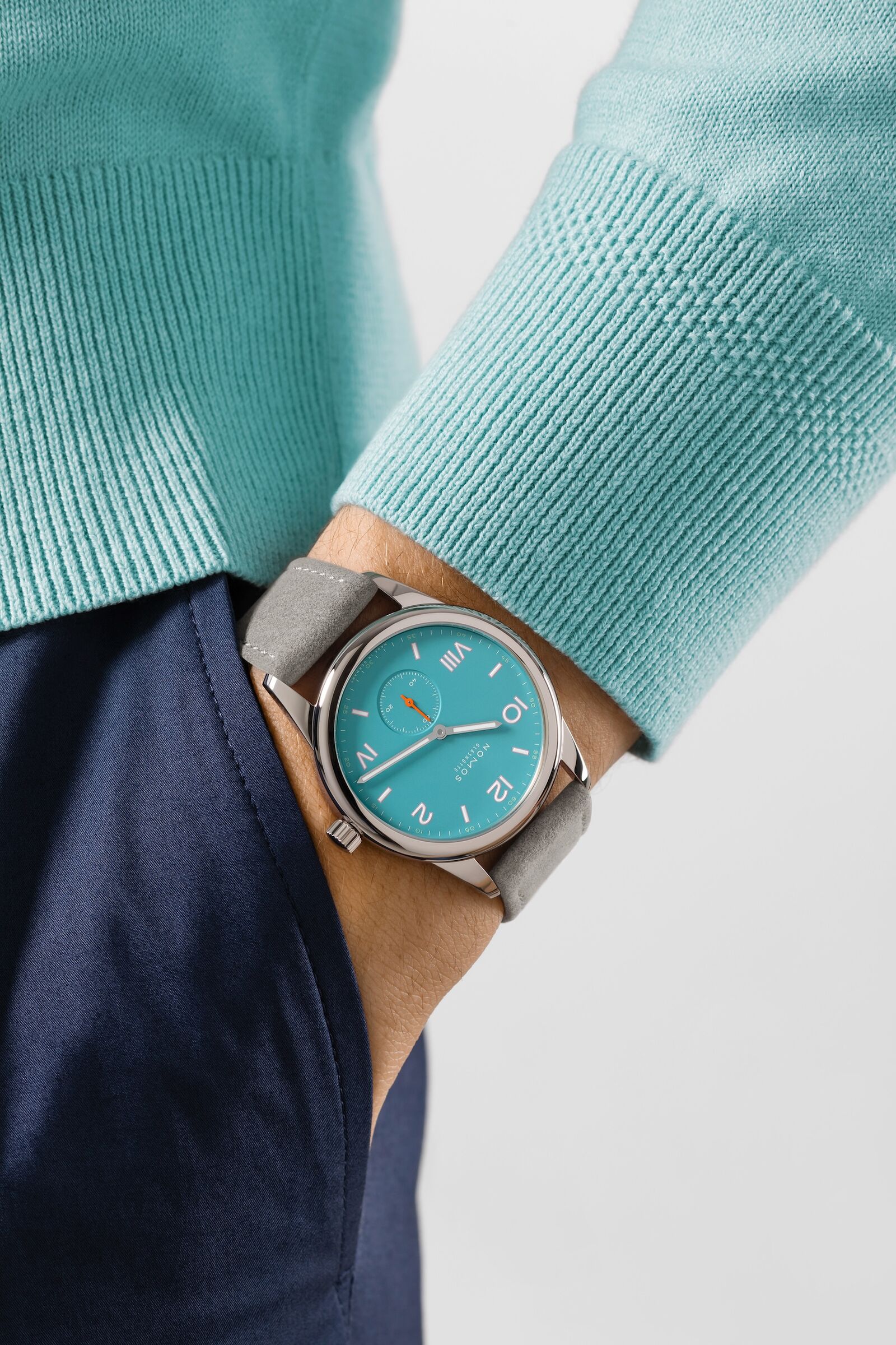 Club Campus 38 endless blue — NOMOS Glashütte