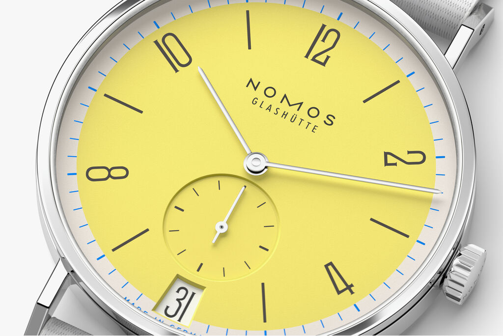 店内商品がすべてレジにて半額！！ Tangente 38 date Kanari — NOMOS Glashütte ライト・ランタン